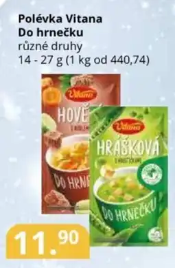 Potraviny CZ Polévka Vitana Do hrnečku nabídka