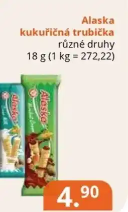 Potraviny CZ Alaska kukuřičná trubička nabídka