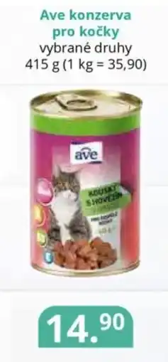 Potraviny CZ Ave konzerva pro kočky nabídka