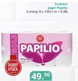 Potraviny CZ Toaletní papír Papilio nabídka