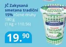 Potraviny CZ Madeta JČ Zakysaná smetana tradiční 15% nabídka