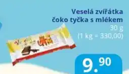 Potraviny CZ Veselá zvířátka čoko tyčka s mlékem nabídka