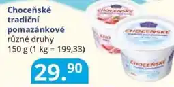 Potraviny CZ Choceňské tradiční pomazánkové nabídka
