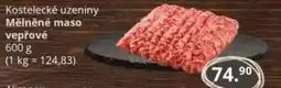 Potraviny CZ Kostelecké uzeniny Mělněné maso vepřové nabídka