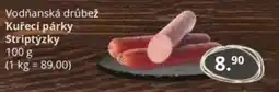 Potraviny CZ Vodňanská drůbež Kuřecí párky Striptýzky nabídka