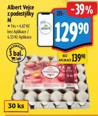 Albert Vejce z podestýlky M