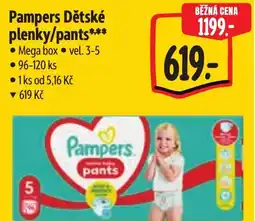 Albert Pampers Dětské plenky/pants nabídka