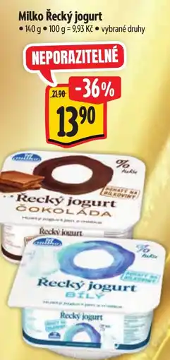 Albert Milko Řecký jogurt nabídka
