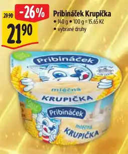 Albert Pribináček Krupička nabídka