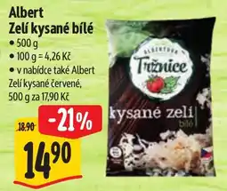 Albert Albert Zelí kysané bílé nabídka