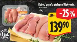 Albert Kuřecí prsní a stehenní řízky mix nabídka