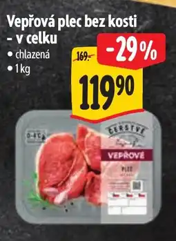 Albert Vepřová plec bez kosti - v celku nabídka