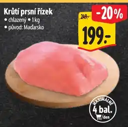 Albert Krůtí prsní řízek nabídka