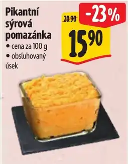 Albert Pikantní sýrová pomazánka nabídka