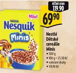 Albert Nestlé Dětské cereálie Minis nabídka