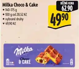 Albert Milka Choco & Cake nabídka