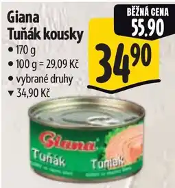 Albert Giana Tuňák kousky nabídka