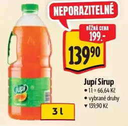 Albert Jupí Sirup nabídka