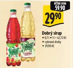 Albert Dobrý sirup nabídka