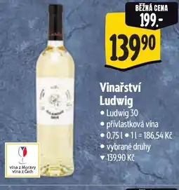 Albert Vinařství Ludwig nabídka