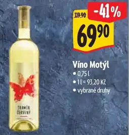 Albert Víno Motýl nabídka