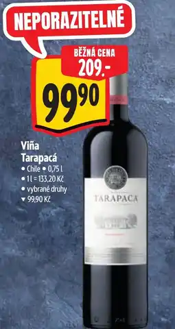 Albert Viña Tarapacá nabídka