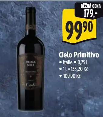 Albert Cielo Primitivo nabídka