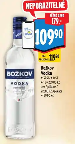 Albert Božkov Vodka nabídka