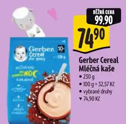 Albert Gerber Cereal Mléčná kaše nabídka