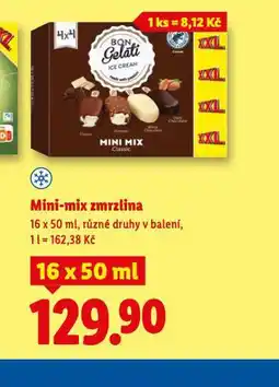 Lidl Mini mix zmrzlina nabídka