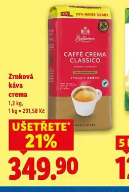 Lidl Zenková káva crema nabídka