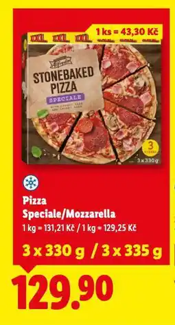 Lidl Pizza mozzarella nabídka