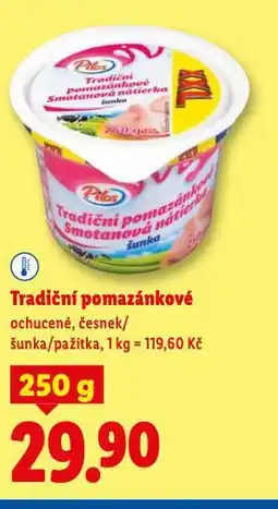 Lidl Tradiční pomazánkové nabídka