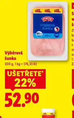 Lidl Výběrová šunka nabídka