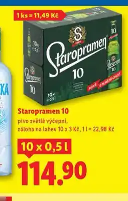 Lidl Pivo staropramen 10 nabídka