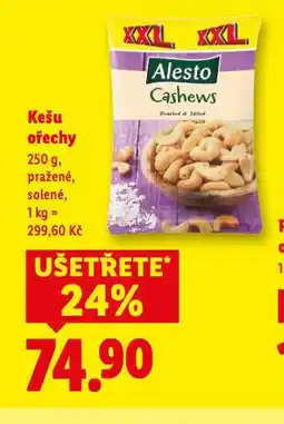 Lidl Kešu ořechy nabídka