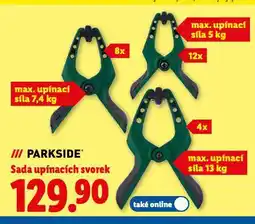 Lidl Sada upínacích svorek nabídka