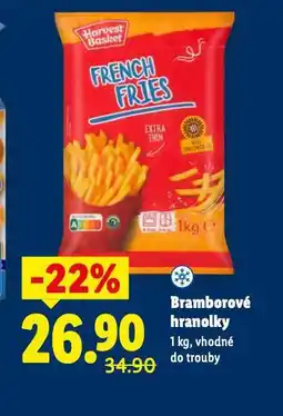Lidl Bramborové hranolky nabídka