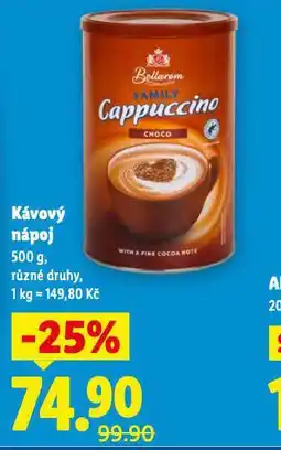 Lidl Kávový nápoj nabídka