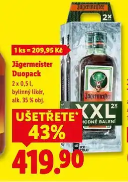 Lidl Jägermeister duopack nabídka