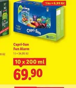 Lidl Capri sun fun alarm nabídka