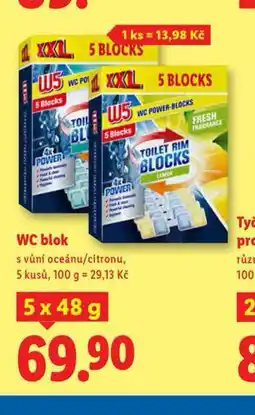Lidl W5 wc blok nabídka