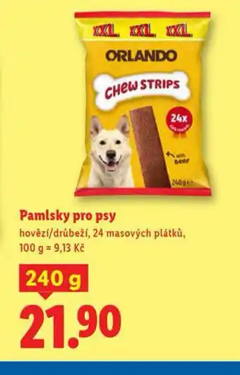 Lidl Orlando pamlsky pro psy nabídka