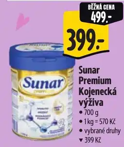 Albert Sunar Premium Kojenecká výživa nabídka