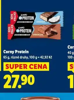 Lidl Corny protein nabídka
