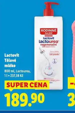 Lidl Lactovit tělové mléko nabídka