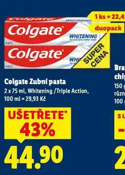 Lidl Colgate zubní pasta nabídka