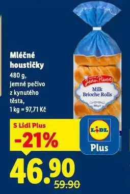 Lidl Mléčné houstičky nabídka