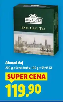 Lidl Ahmad čaj nabídka