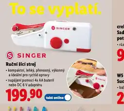 Lidl Ruční šicí stroj nabídka